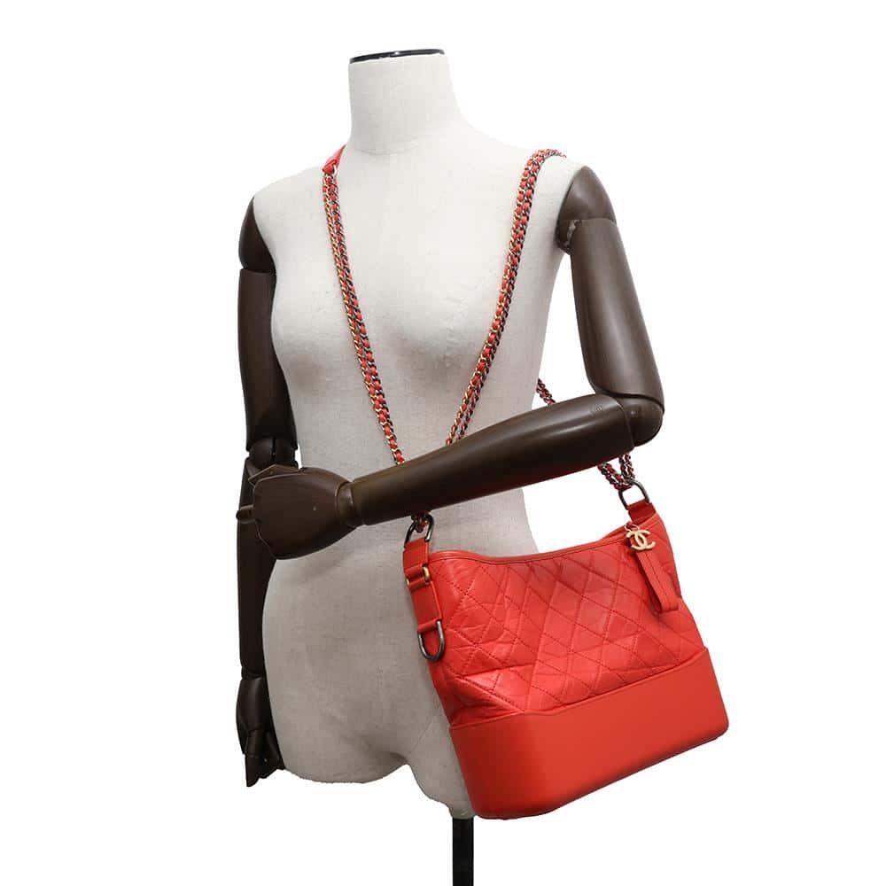 CHANEL Gabrielle de CHANEL Large Hobo Bag RedA93824 Leather