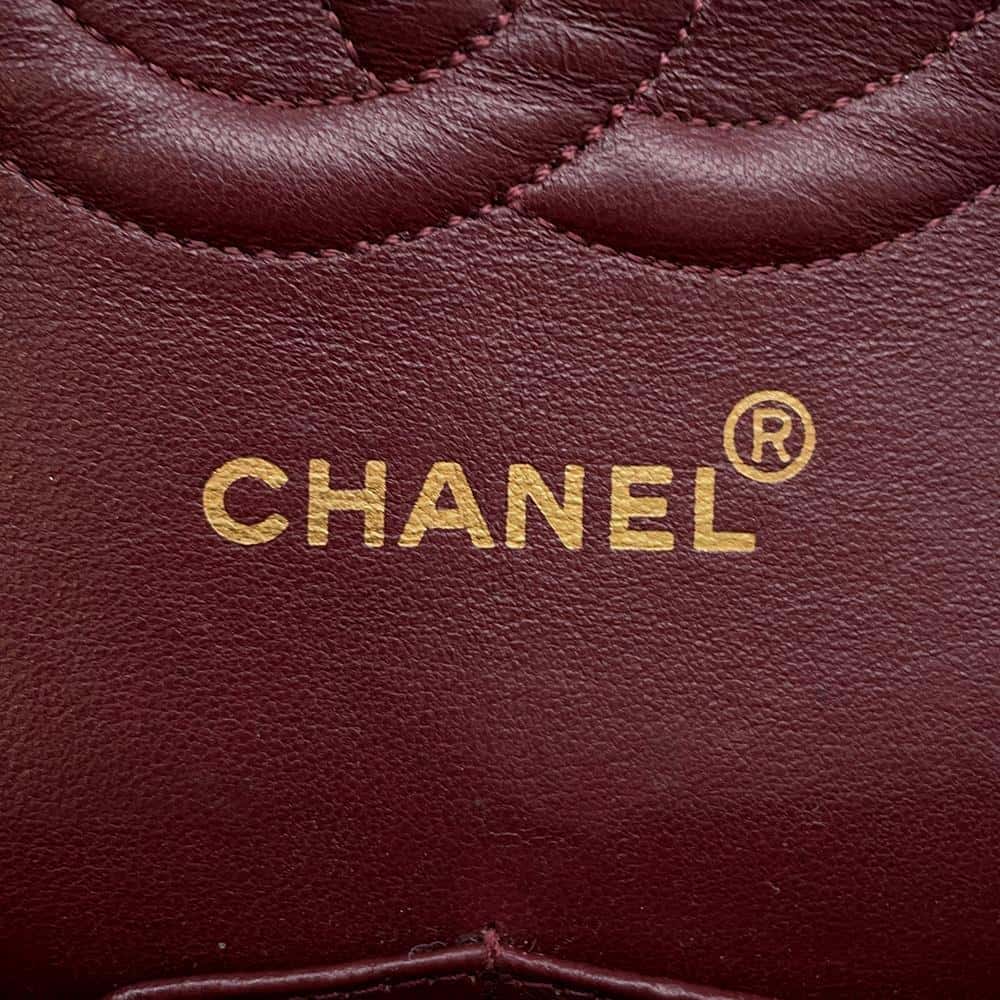 CHANEL Double Flap Matelasse ChainShoulder BlackA01112 Lambskin Size 25