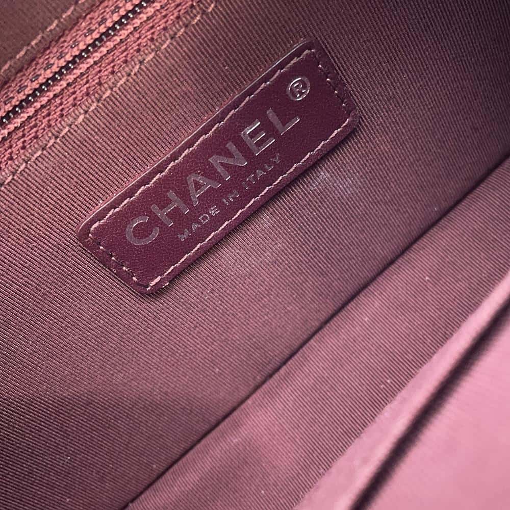 CHANEL Camera bag Red Lambskin