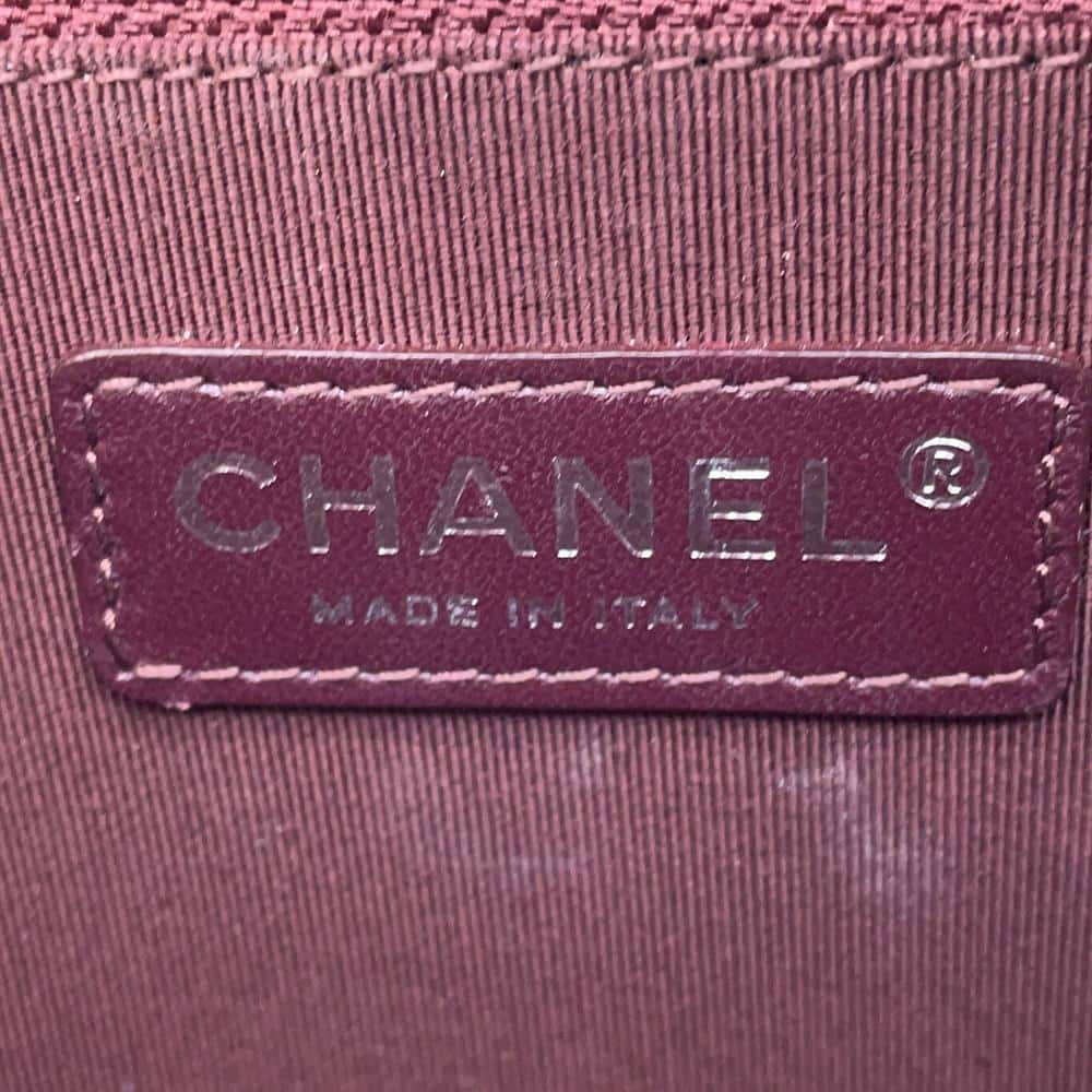 CHANEL Camera bag Red Lambskin