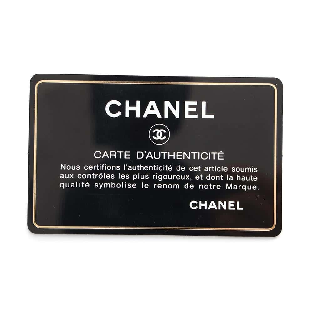 CHANEL French Riviera Chain Tote Black Caviar Leather