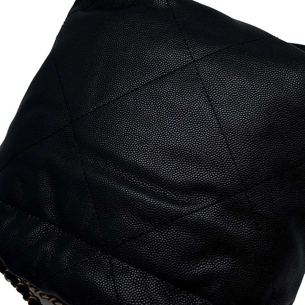 CHANEL CHANEL22 Handbag BlackAS3980 Soft Caviar Leather Size Mini
