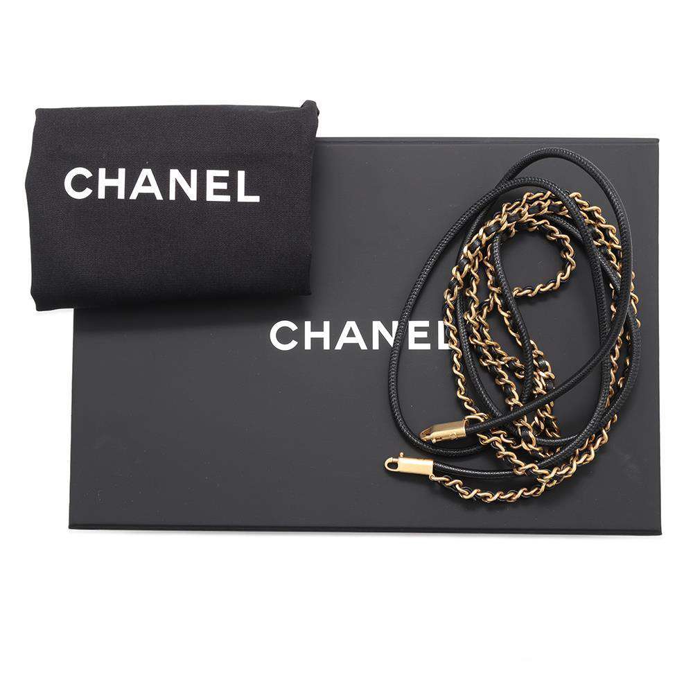 CHANEL CHANEL22 Handbag BlackAS3980 Soft Caviar Leather Size Mini