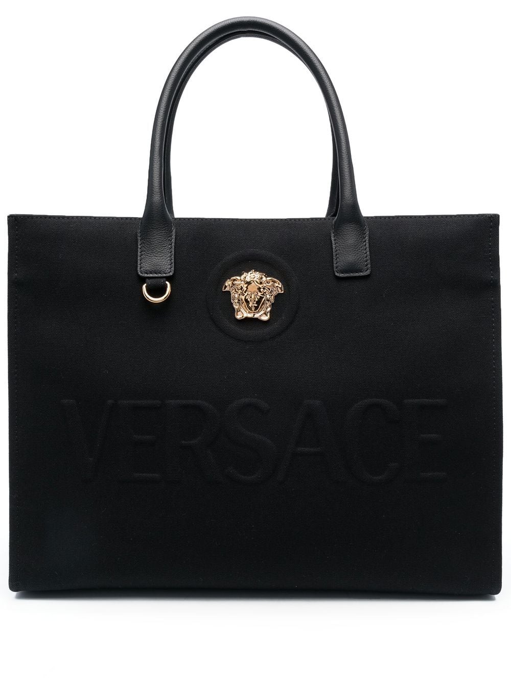 LA MEDUSA LARGE CANVAS TOTE BAG