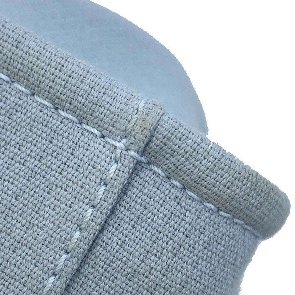 CHANEL Deauville shopping bag Blue GrayAS3257 Mix Fiber Size Small