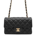 CHANEL Matelasse Single Flap ChainShoulder Bag BlackA69900 Lambskin Size 20