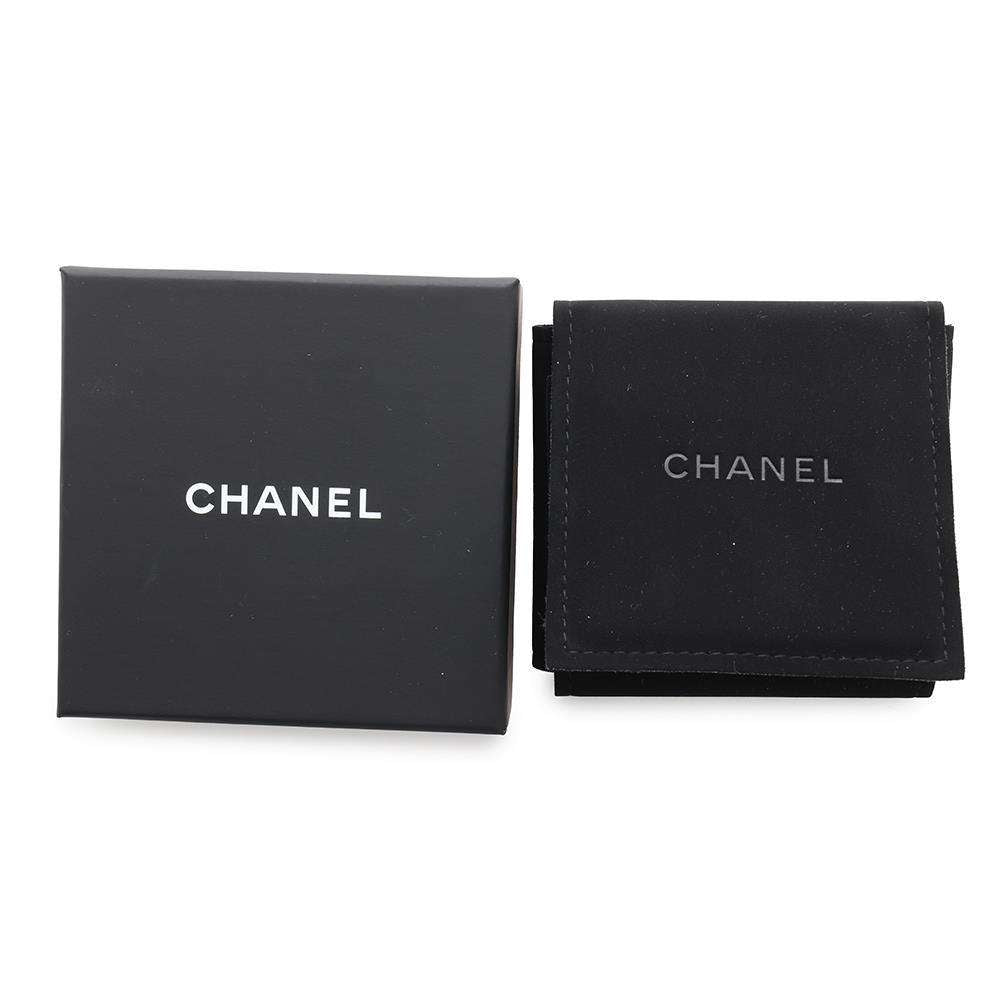 CHANEL CC Logo Pearl Brooch GoldAB4879 Gold Plated Strass