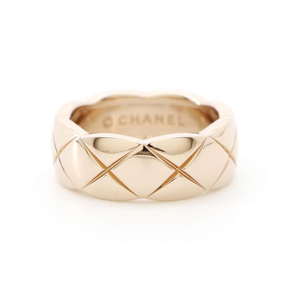 CHANEL Coco Crash Ring Size Medium/46/#6J10817 K18BeigeGold