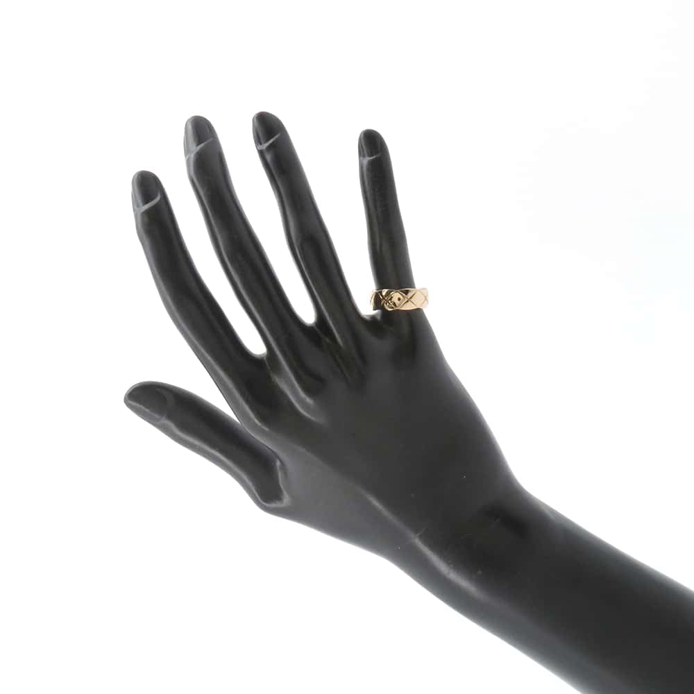 CHANEL Coco Crash Ring Size Medium/46/#6J10817 K18BeigeGold