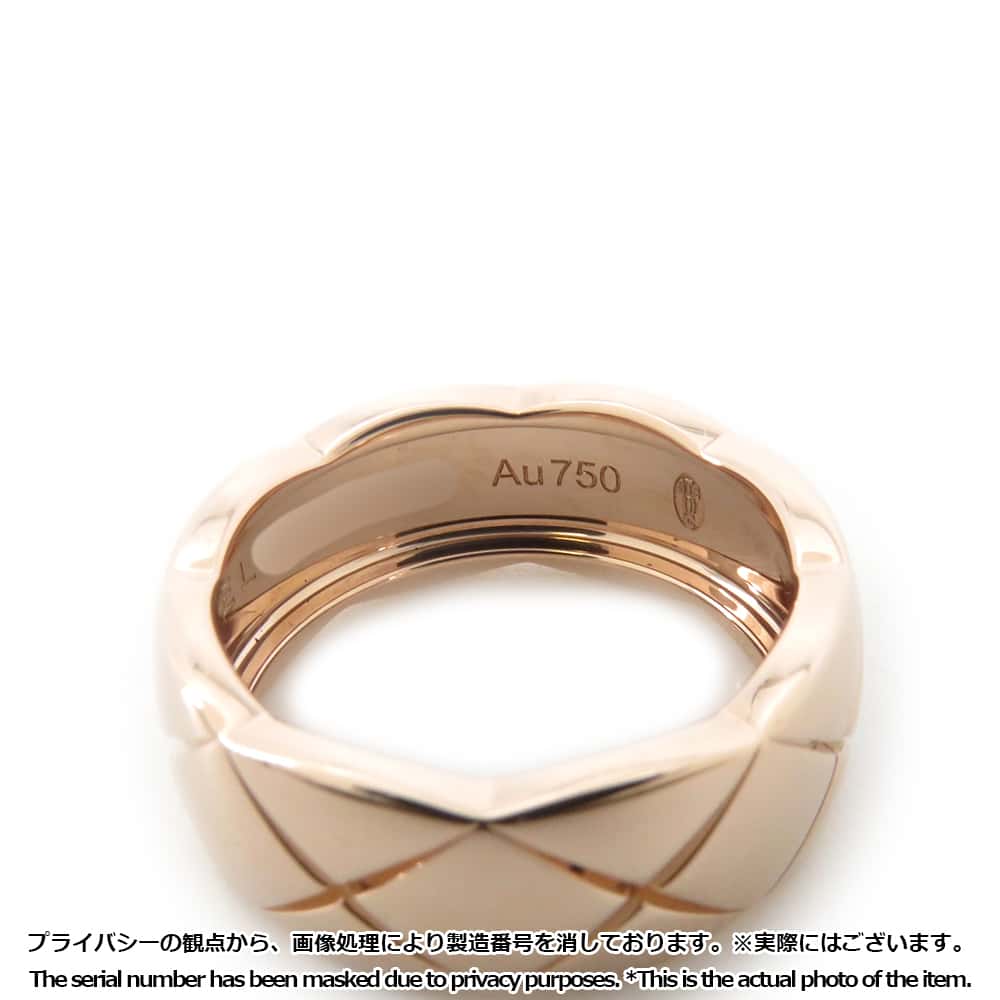 CHANEL Coco Crash Ring Size Medium/46/#6J10817 K18BeigeGold