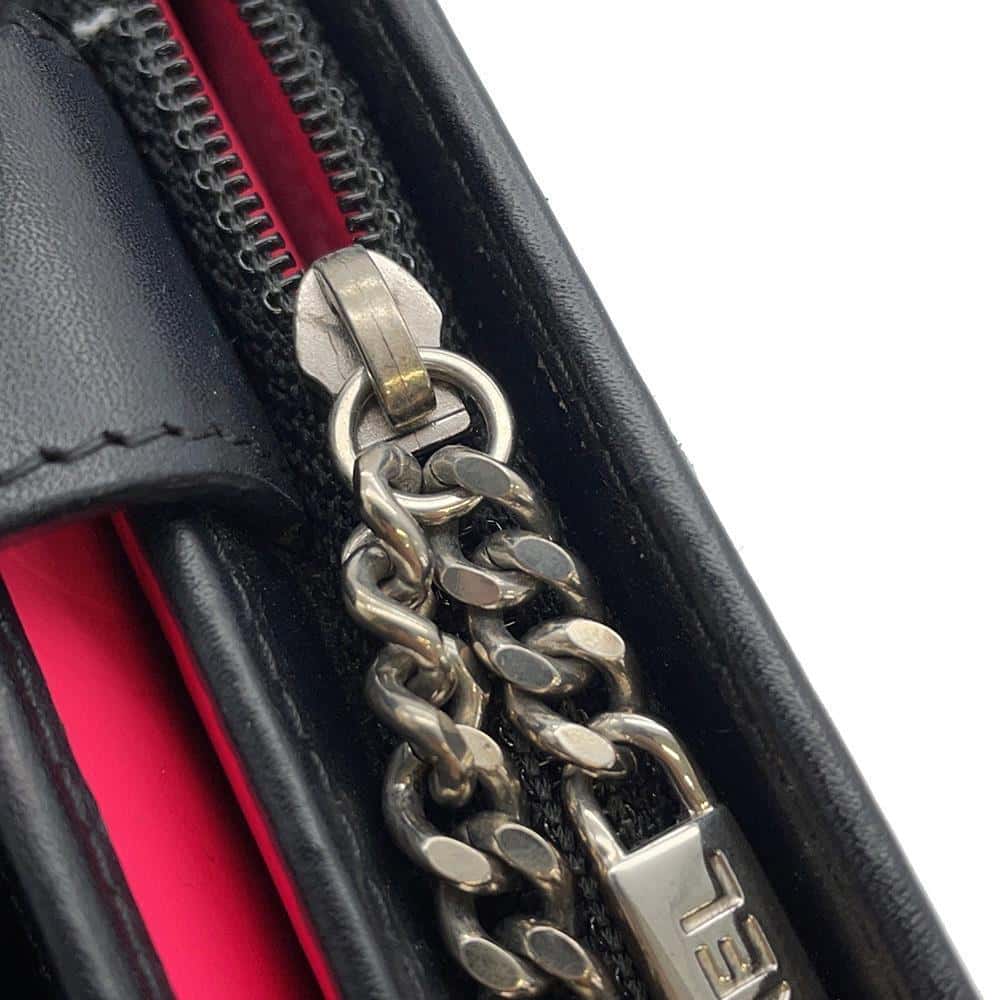CHANEL Cambon Bifold Wallet BlackA50080 Leather/Enamel