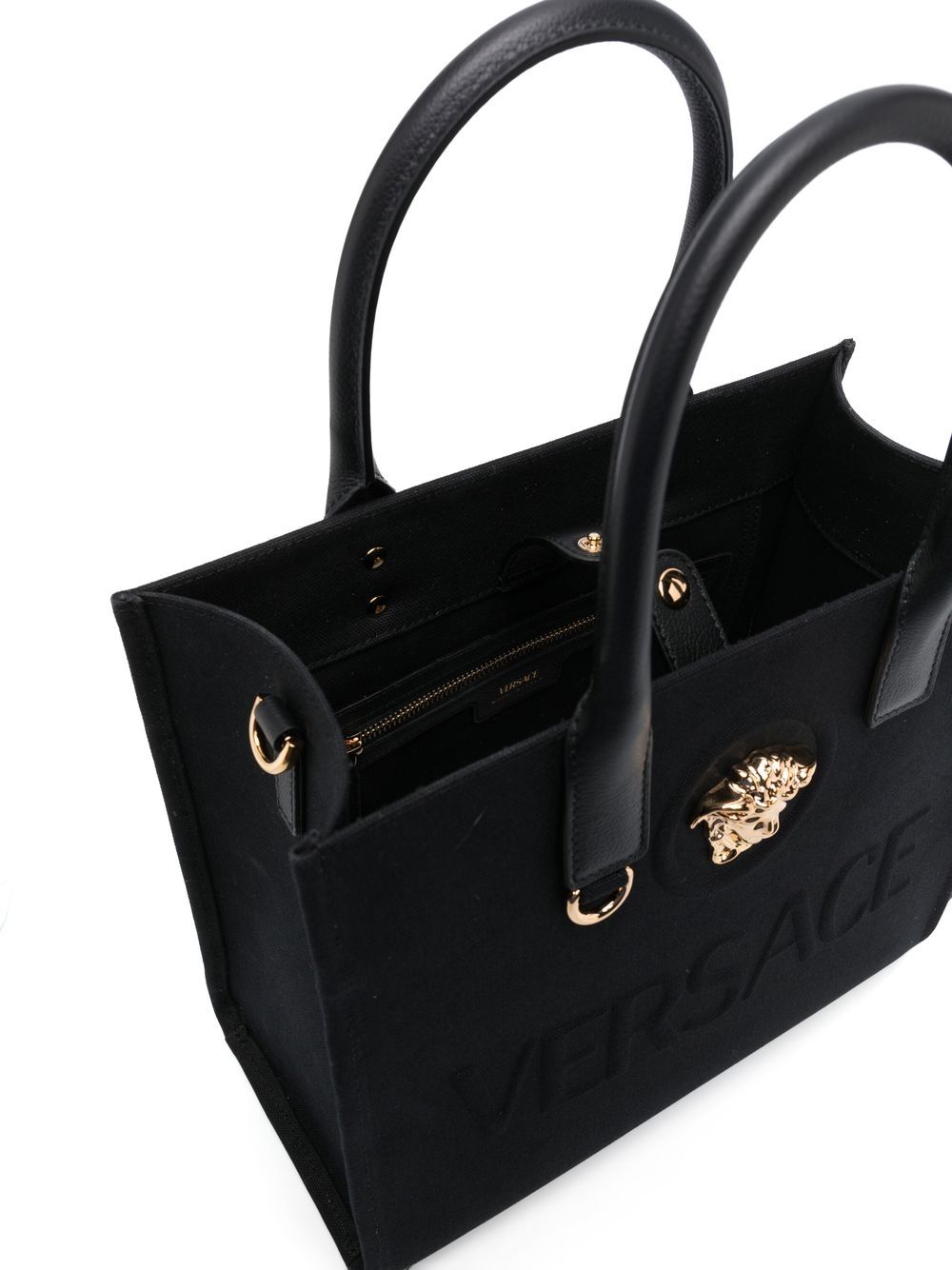 LA MEDUSA SMALL CANVAS TOTE BAG
