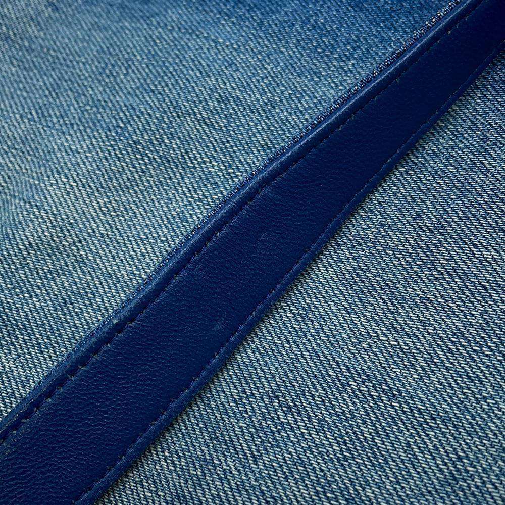 CHANEL Shopping Bag BlueAS0480 Denim