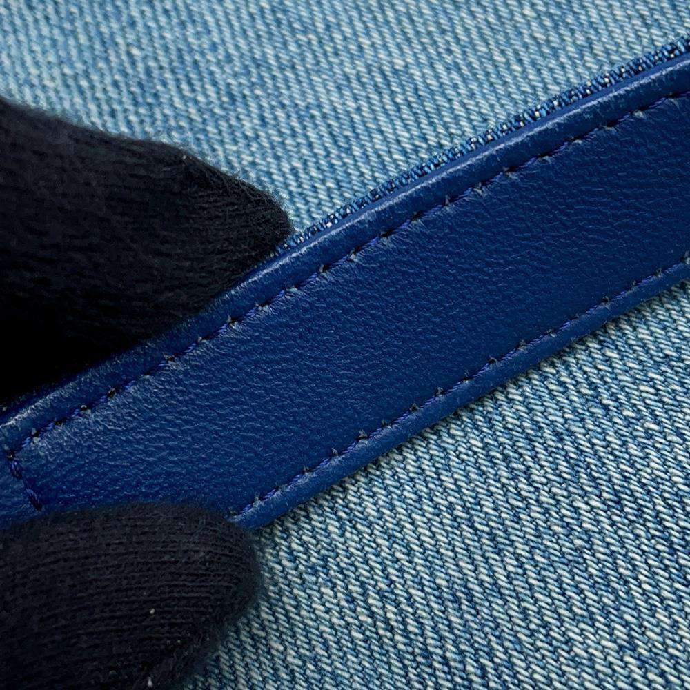 CHANEL Shopping Bag BlueAS0480 Denim