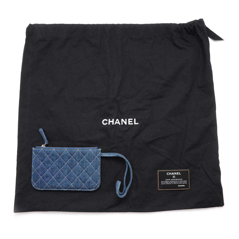 CHANEL Shopping Bag BlueAS0480 Denim