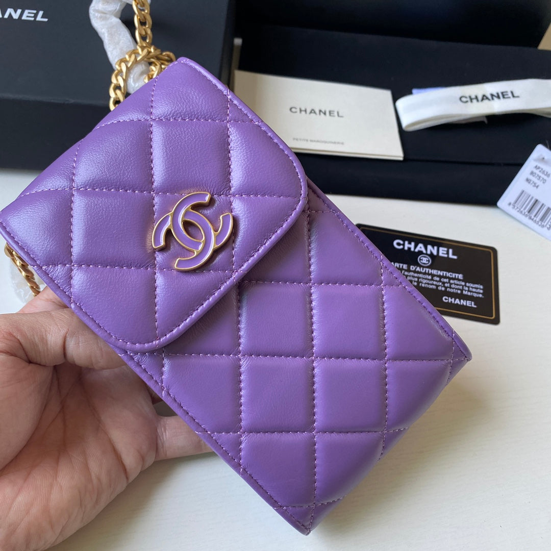 CHLPhone Holder Purple Bag For Women 15cm/6in