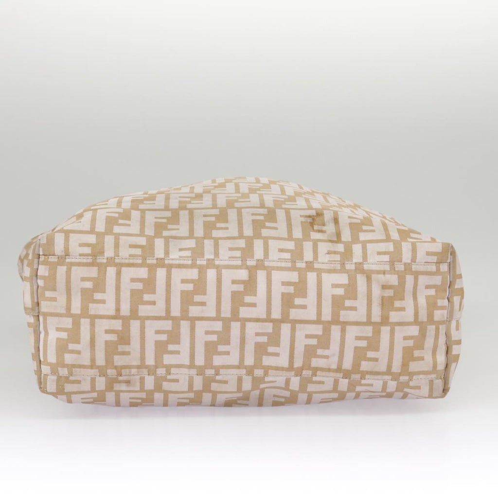 FENDI Zucca Canvas Tote Bag Beige 100708
