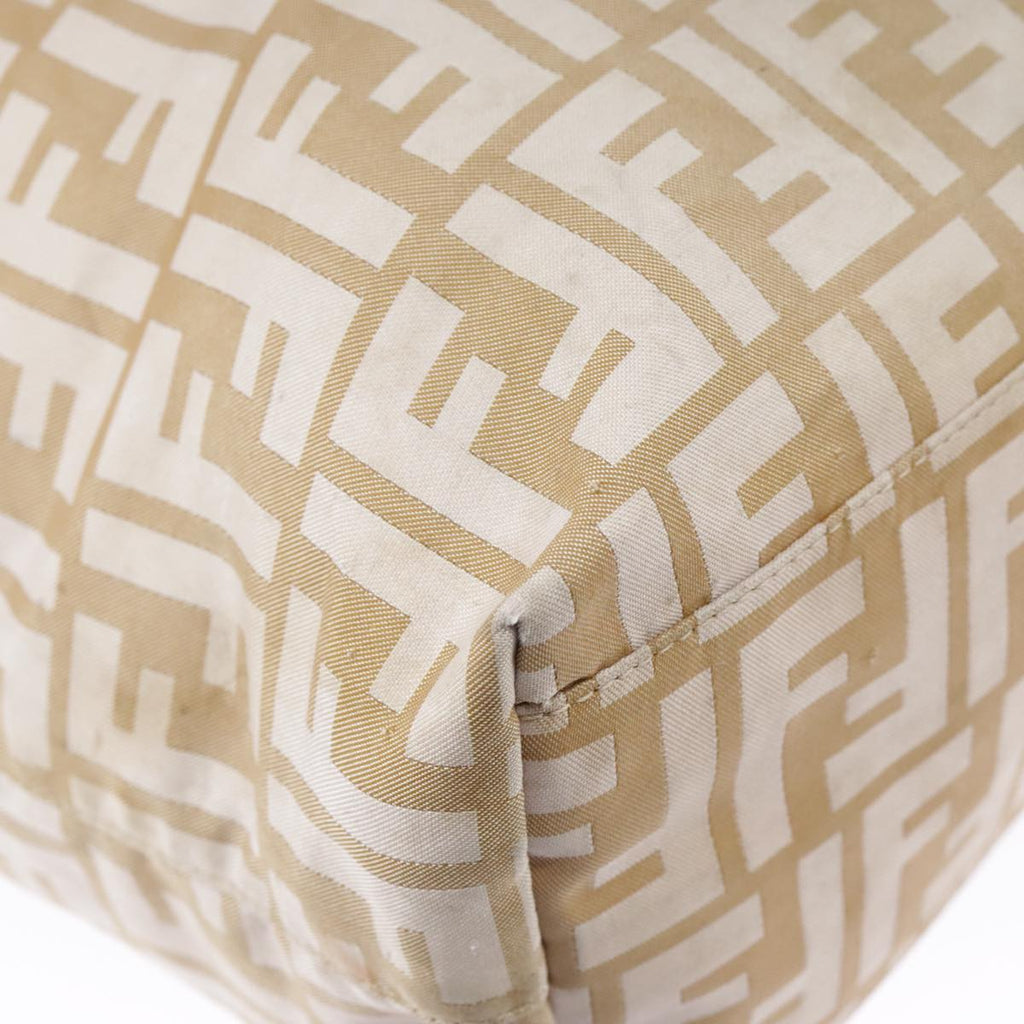 FENDI Zucca Canvas Tote Bag Beige 100708
