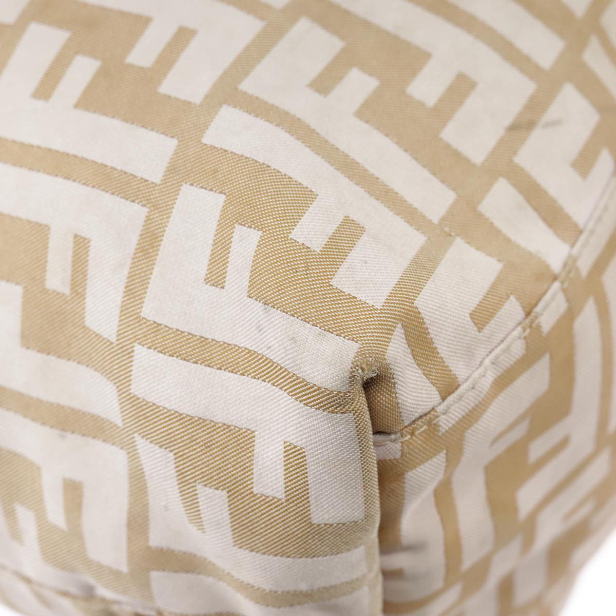 FENDI Zucca Canvas Tote Bag Beige 100708