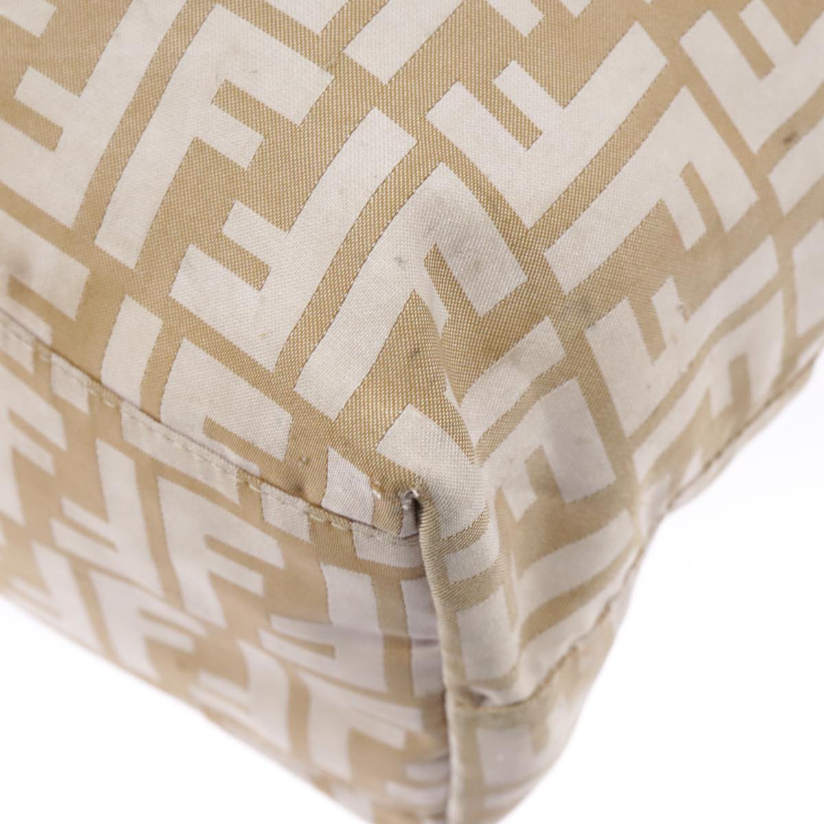 FENDI Zucca Canvas Tote Bag Beige 100708