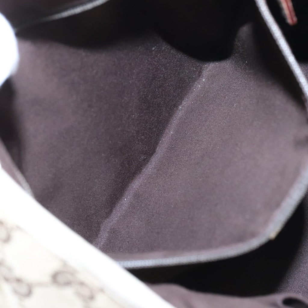 GUCCI GG Canvas Shoulder Bag Beige Gold 131326 100719