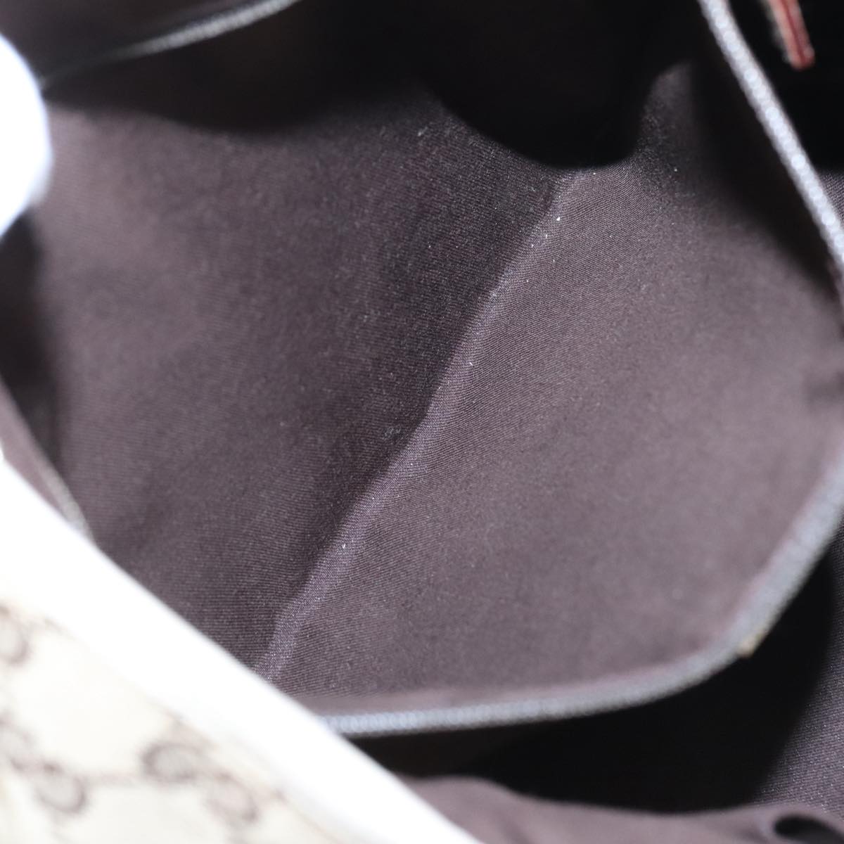 GUCCI GG Canvas Shoulder Bag Beige Gold 131326 100719