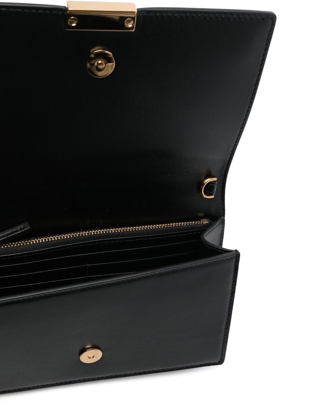 GRECA GODDESS LEATHER WALLET ON CHAIN