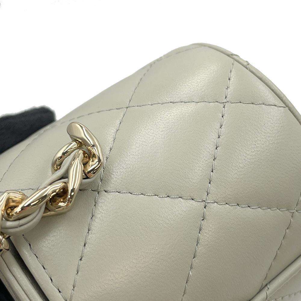 CHANEL Vanity Chain Bag GrayAP2428 Lambskin