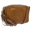 GUCCI Shoulder Bag Patent leather Yellow Gold 308364 100733