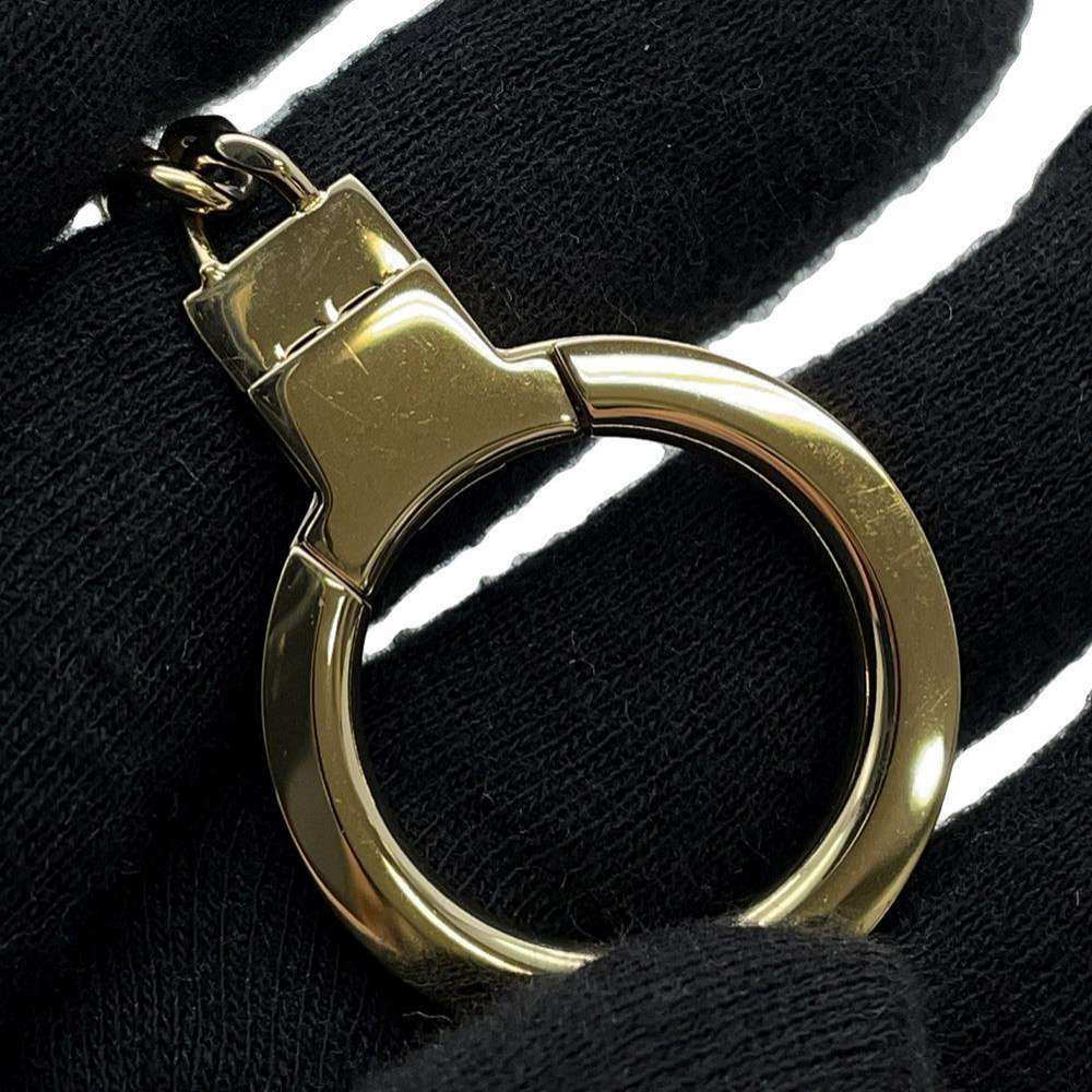 CHANEL Matelasse Zip Keychain WhiteAP0221 Caviar Leather