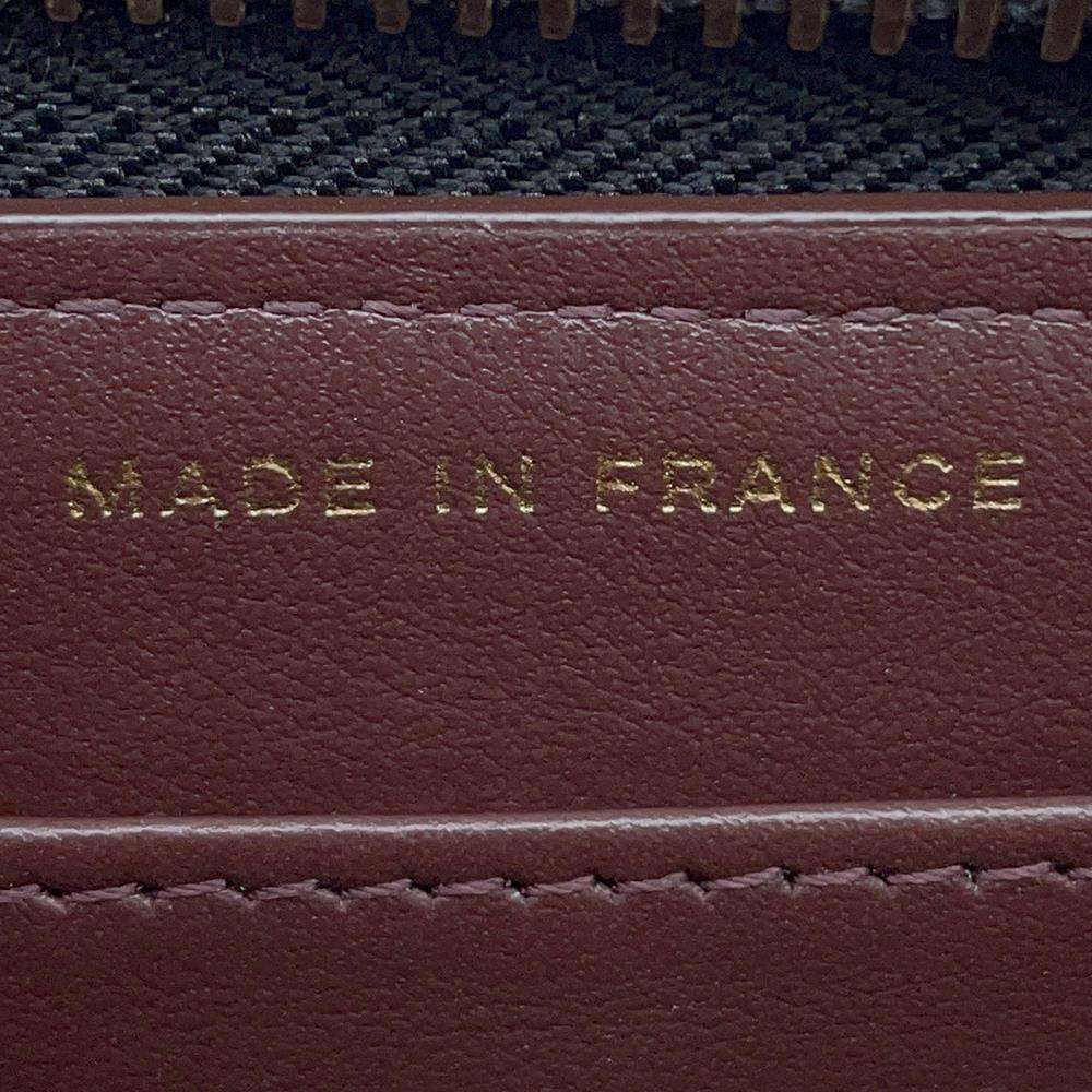 CHANEL Matelasse Zip Around Chozai Cloth BlackA50097 Caviar Leather