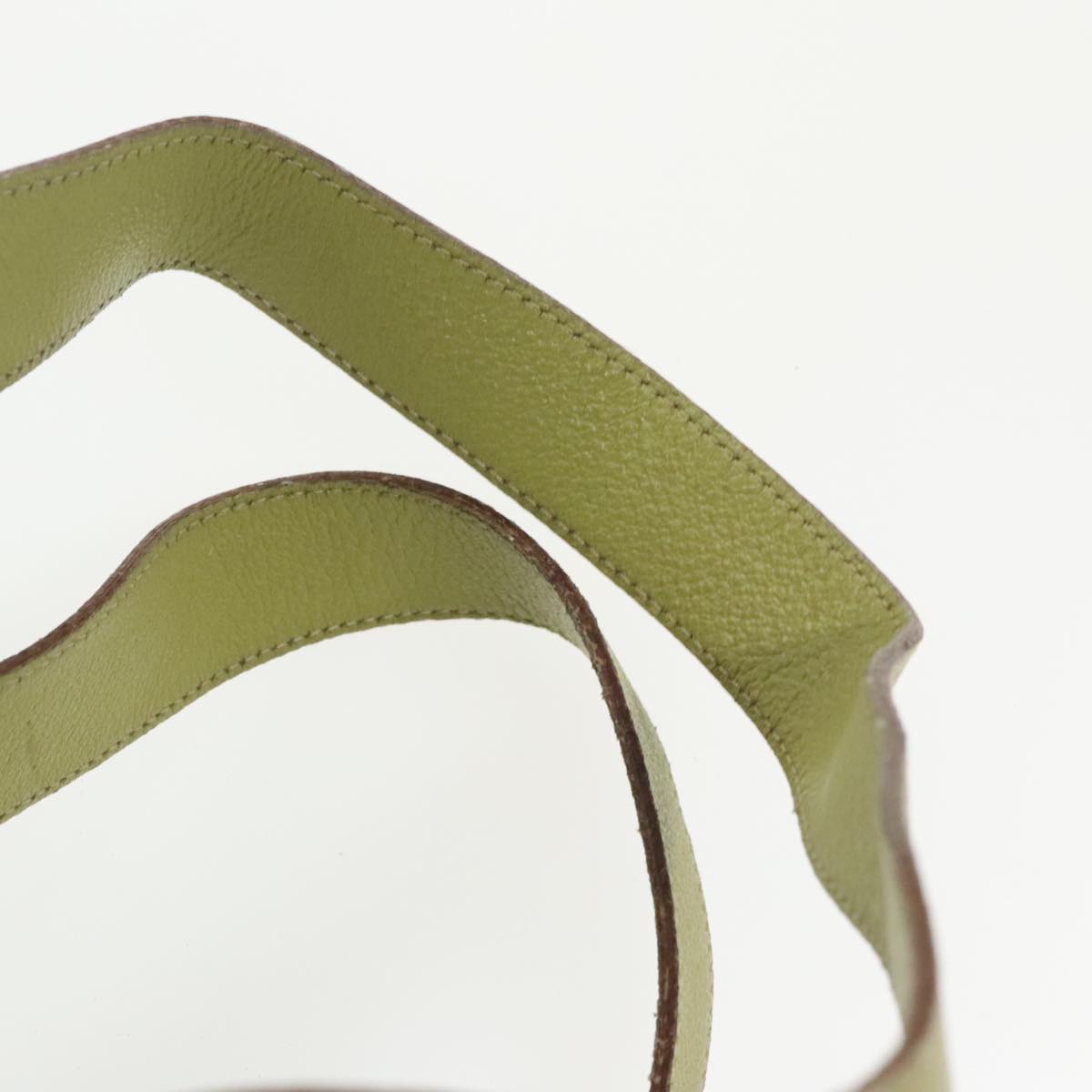 GUCCI Bamboo Backpack Suede Green Gold 003 2058 0016 100938