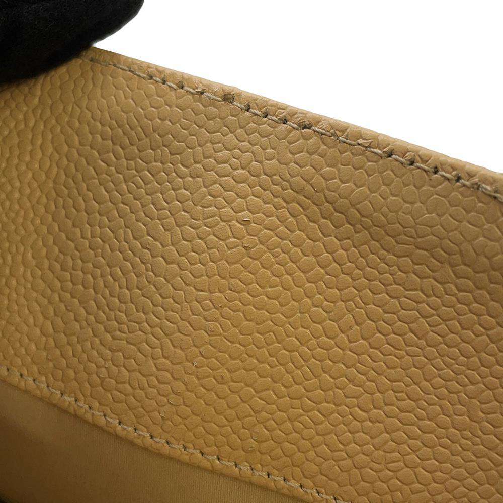 CHANEL CC Logo Matelasse GST BeigeA50995 Caviar Leather
