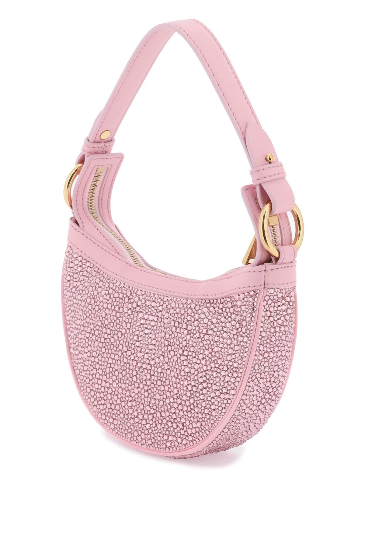 REPEAT MINI HOBO BAG WITH CRYSTALS