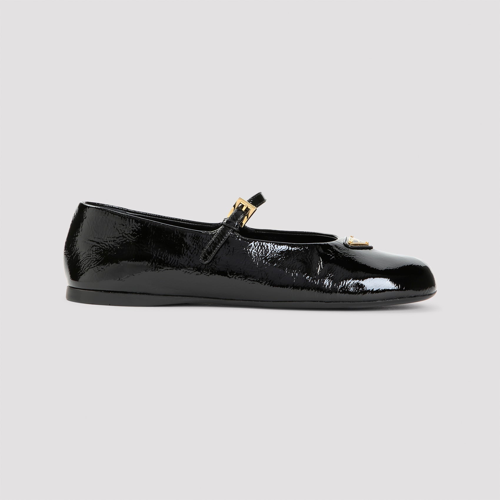 PRADA Lamb Leather Ballerina Flats