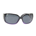 CHANEL Sunglasses plastic Black CC 101116
