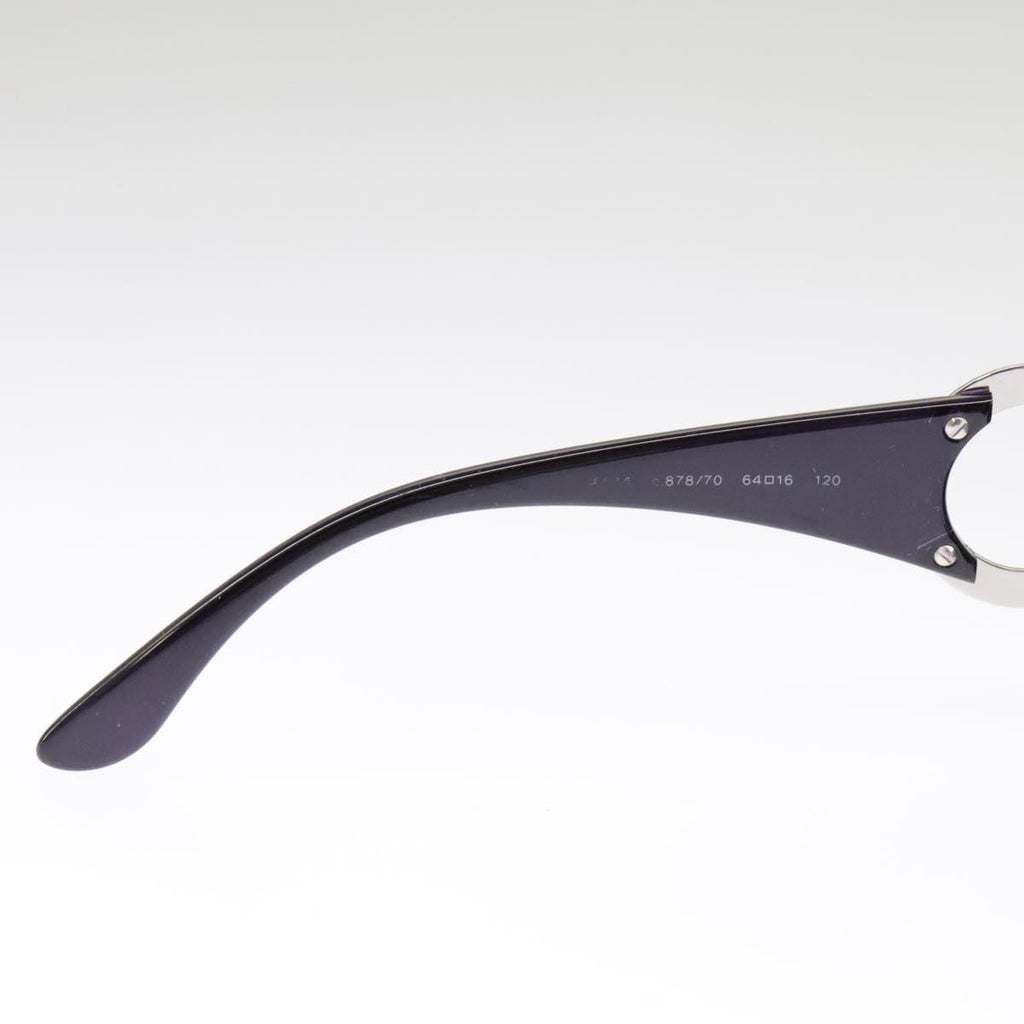 CHANEL Sunglasses plastic Black CC 101116