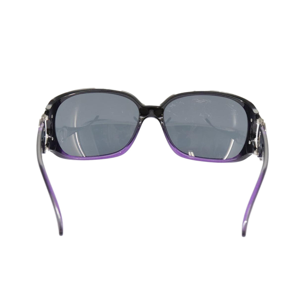 CHANEL Sunglasses plastic Black CC 101116