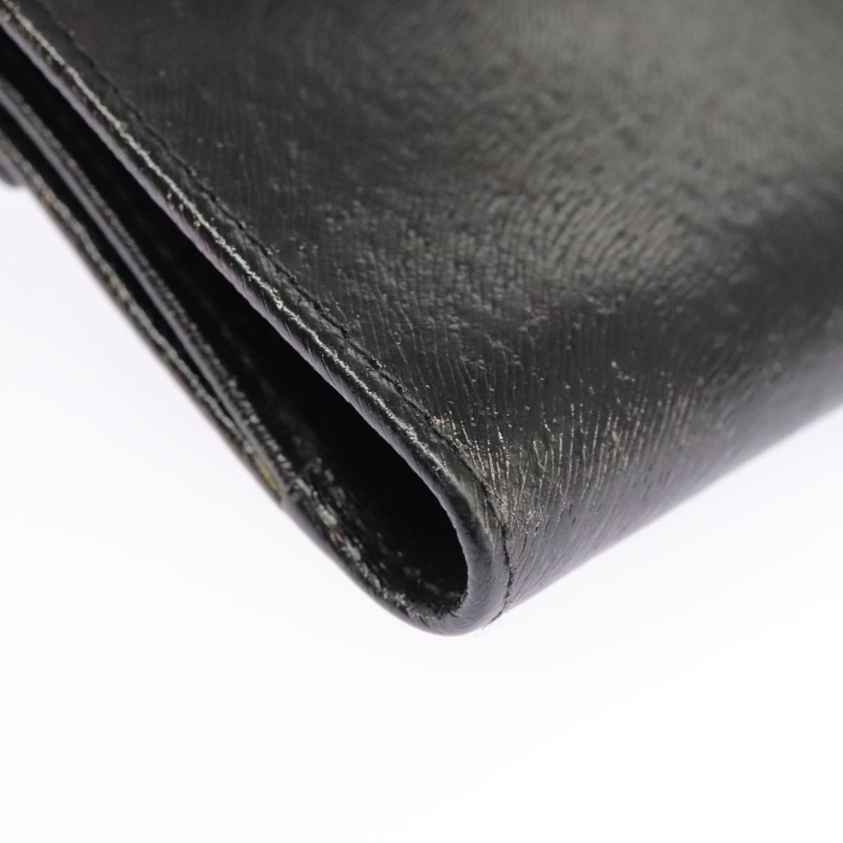 FENDI Wallet Leather Black 101125