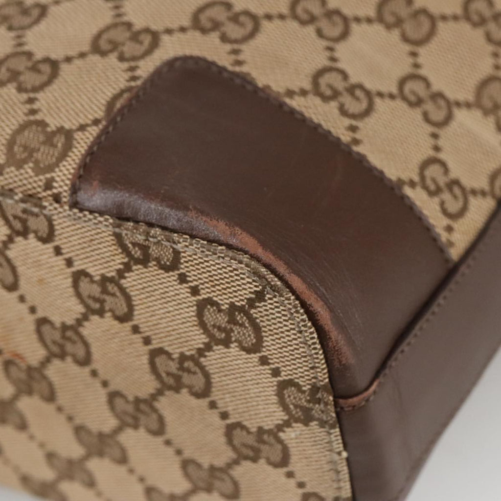 GUCCI GG Canvas Shoulder Bag Beige Gold 001 4204 101137