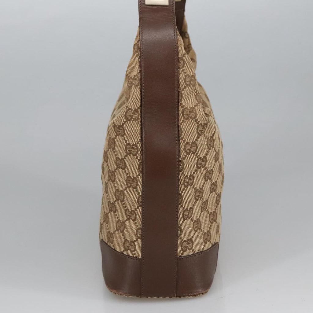 GUCCI GG Canvas Shoulder Bag Beige Gold 001 4204 101137