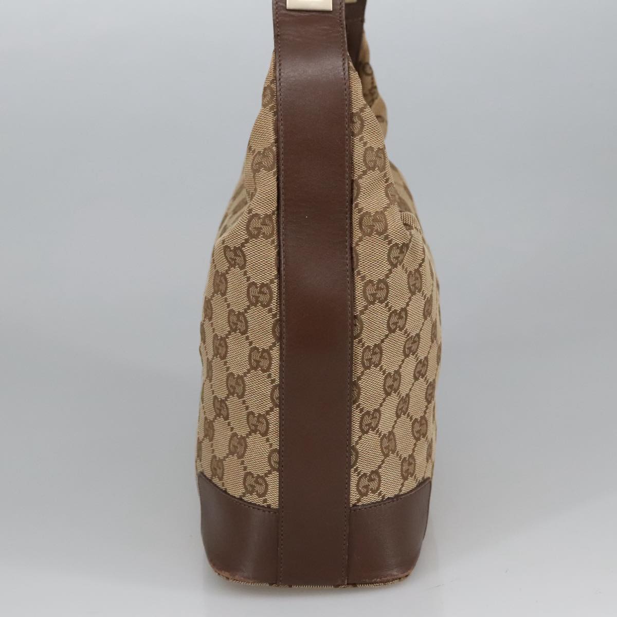 GUCCI GG Canvas Shoulder Bag Beige Gold 001 4204 101137