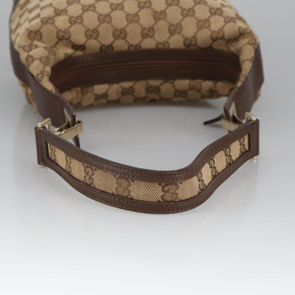 GUCCI GG Canvas Shoulder Bag Beige Gold 001 4204 101137