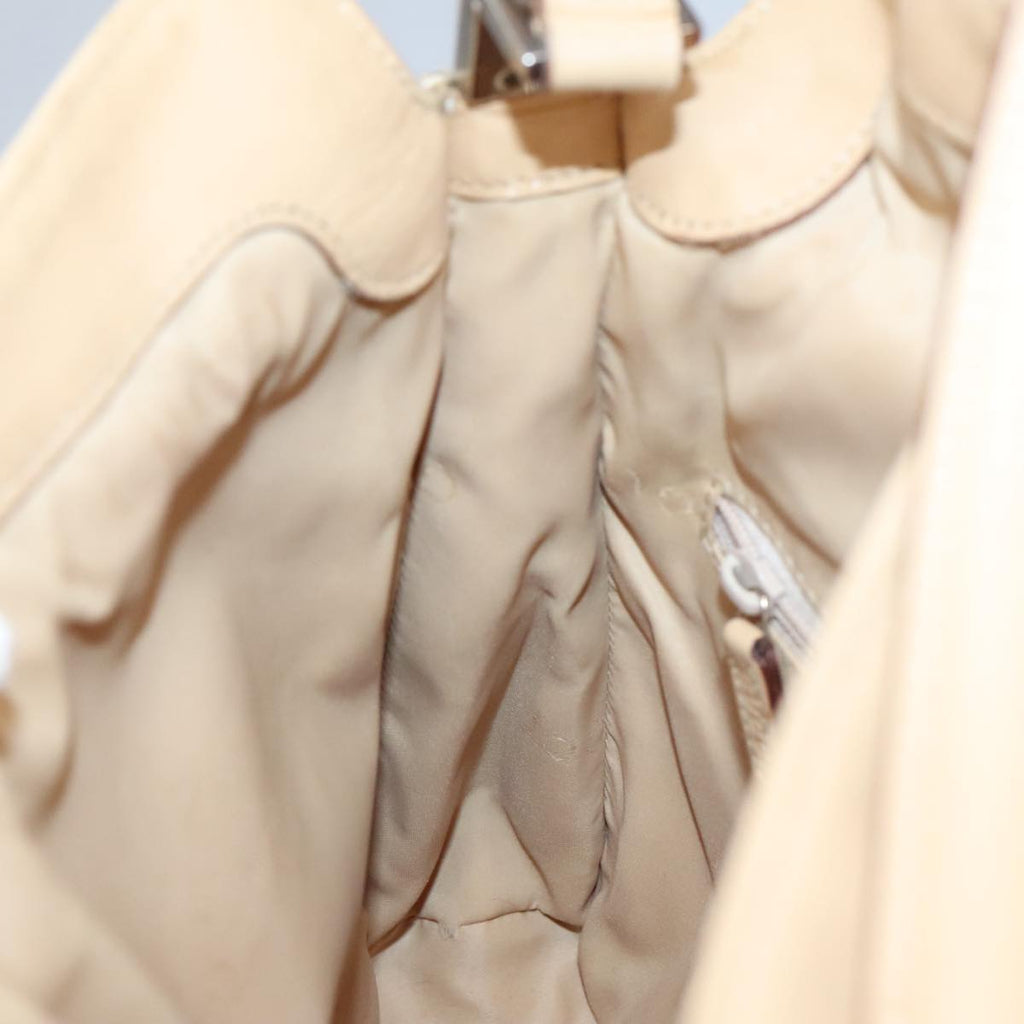 GUCCI Jackie Shoulder Bag Leather Beige 001 3734 101139