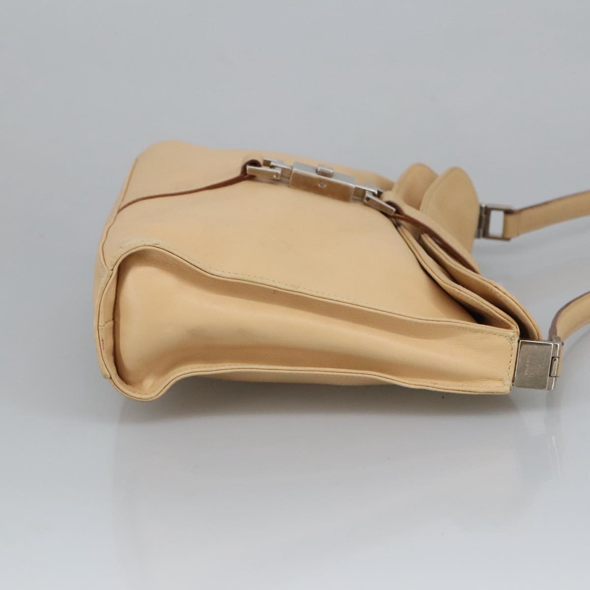GUCCI Jackie Shoulder Bag Leather Beige 001 3734 101139