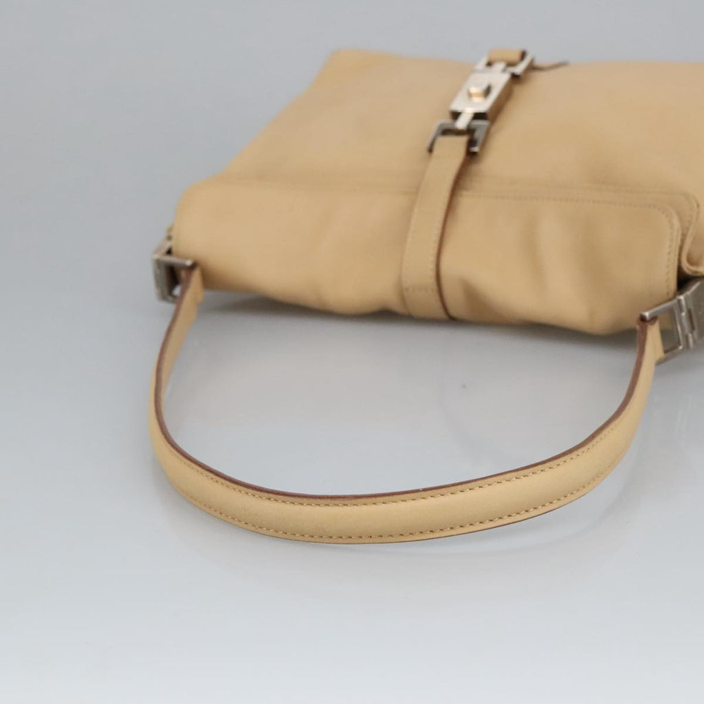 GUCCI Jackie Shoulder Bag Leather Beige 001 3734 101139