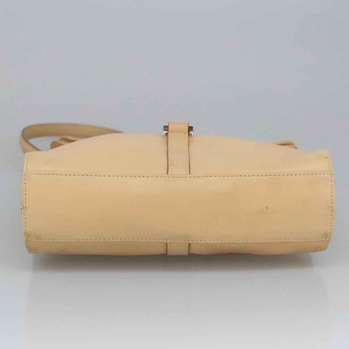 GUCCI Jackie Shoulder Bag Leather Beige 001 3734 101139