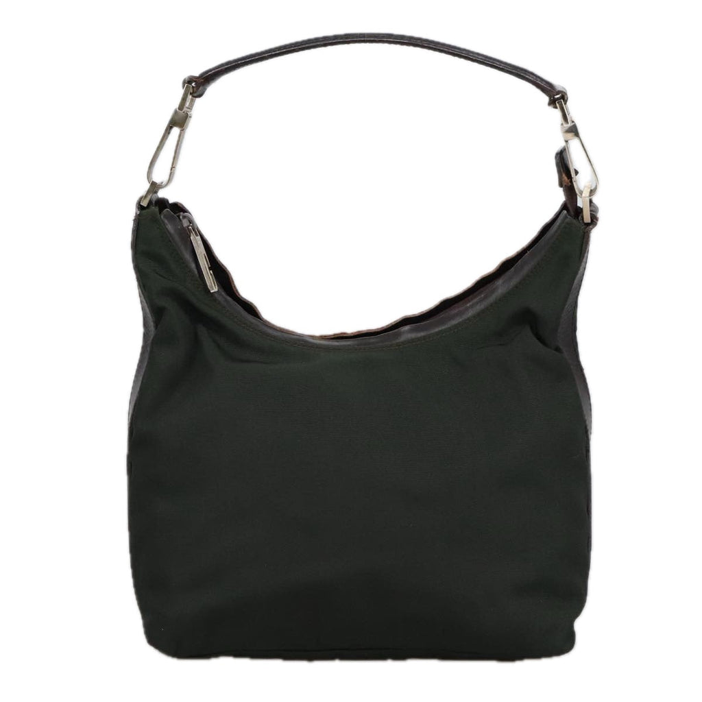 GUCCI Shoulder Bag Nylon Khaki 000 0602 3754 101148