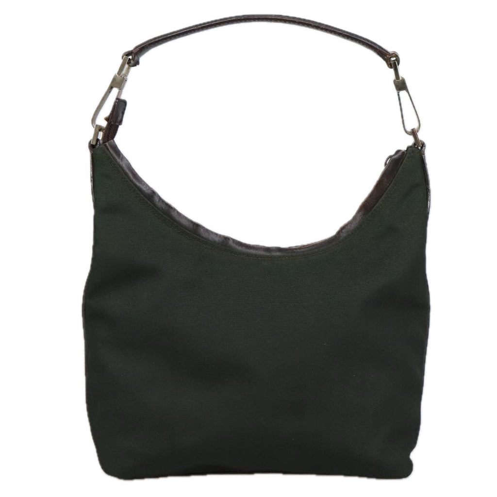 GUCCI Shoulder Bag Nylon Khaki 000 0602 3754 101148