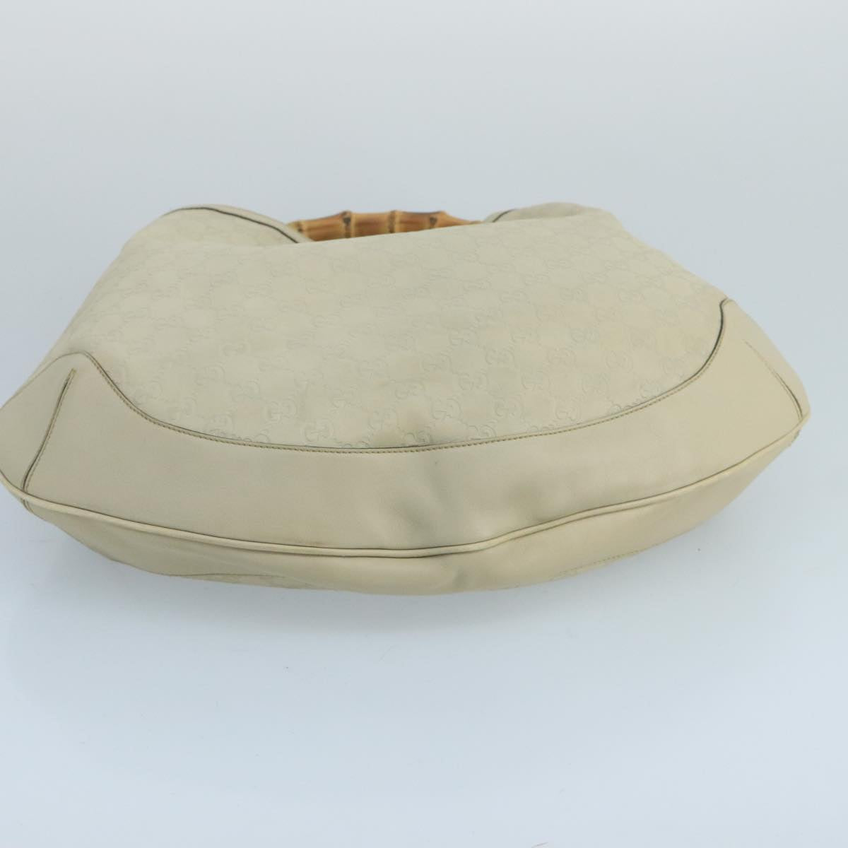 GUCCI GG Canvas Guccissima bamboo Hand Bag 2way Beige 169976 101158